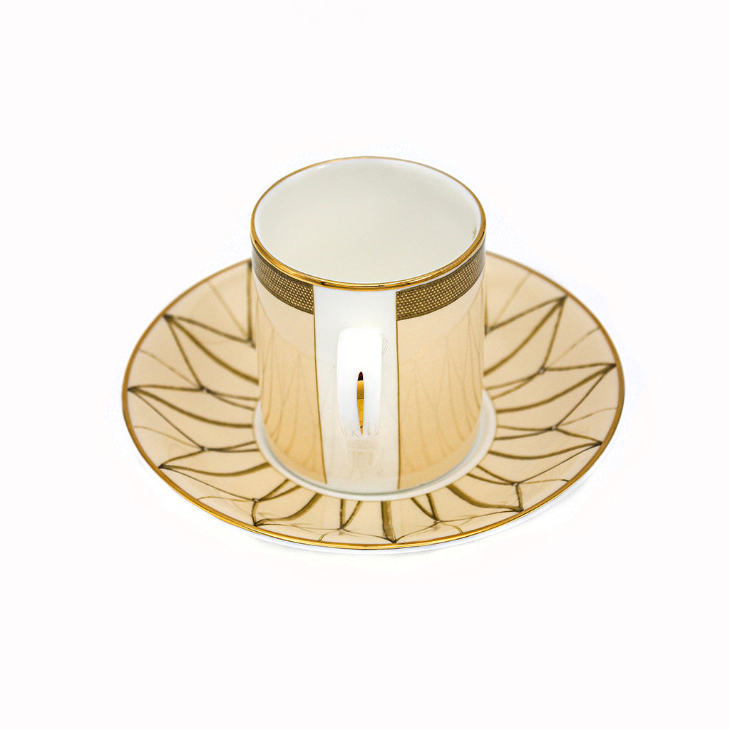 Side View of Cup and Saucer