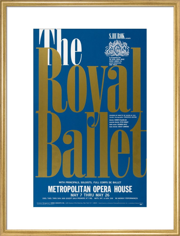 The Royal Ballet in New York Print