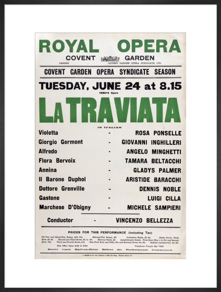 La Traviata Print (1930)