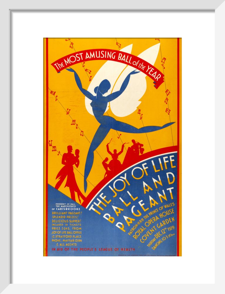 The Joy of Life Ball and Pageant Print