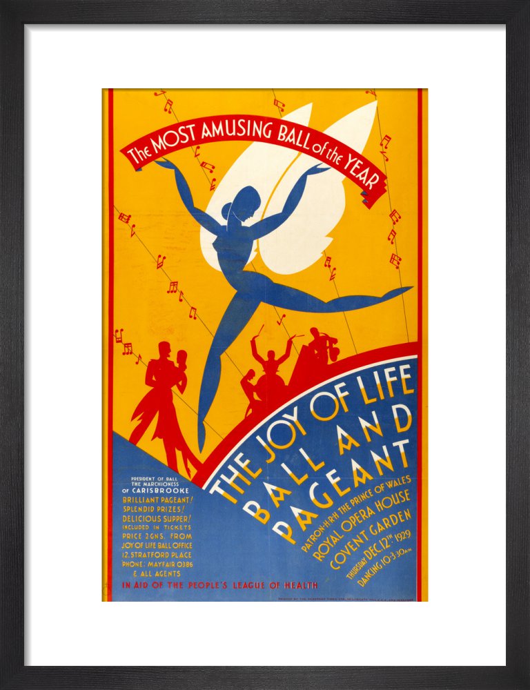 The Joy of Life Ball and Pageant Print