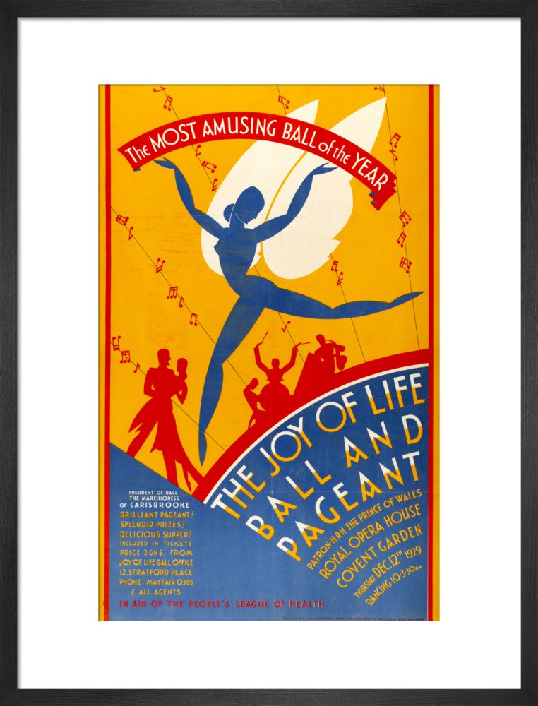 The Joy of Life Ball and Pageant Print