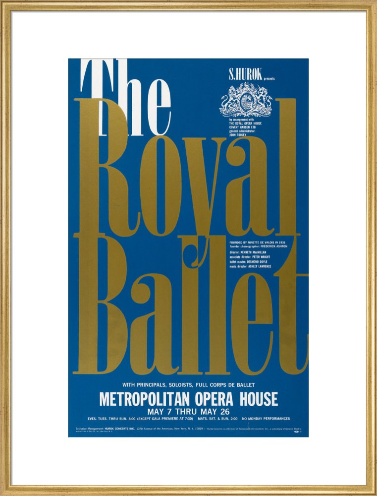 The Royal Ballet in New York Print