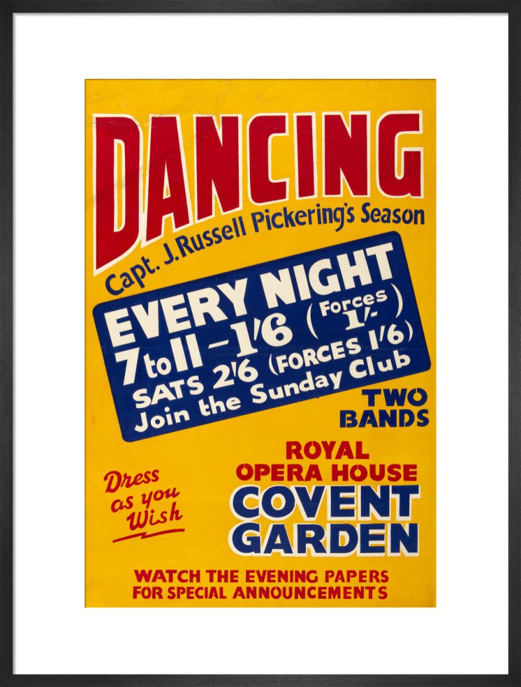 Captain J Russell Pickering’s Season Print