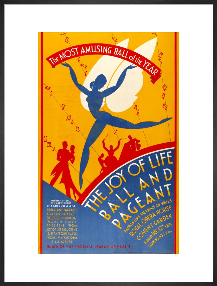 The Joy of Life Ball and Pageant Print