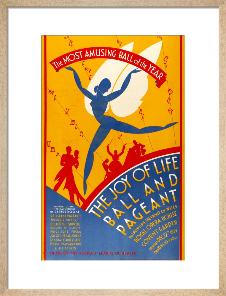 The Joy of Life Ball and Pageant Print