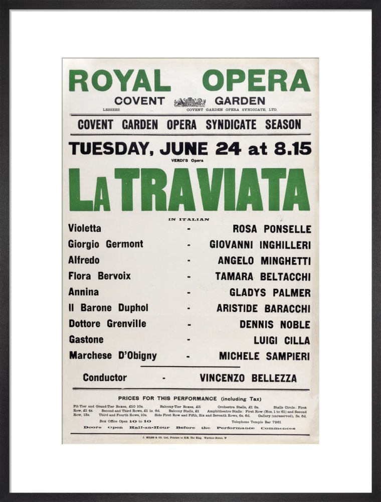 La Traviata Print (1930)