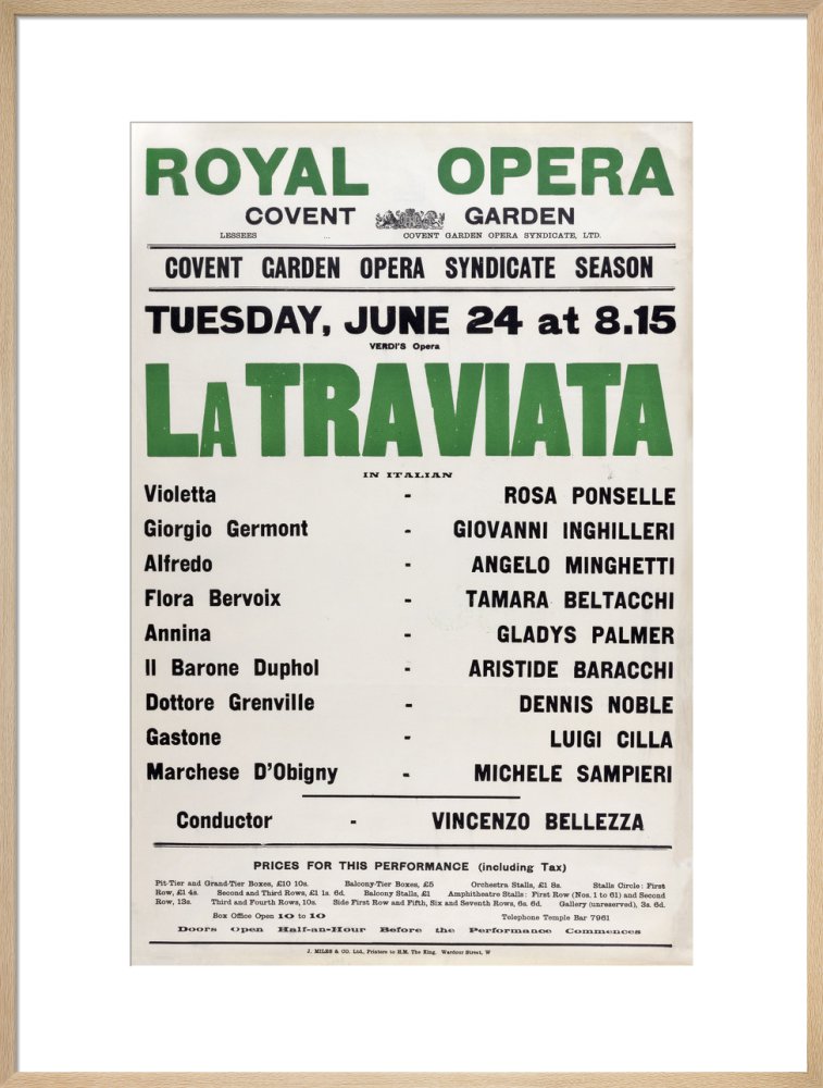 La Traviata Print (1930)