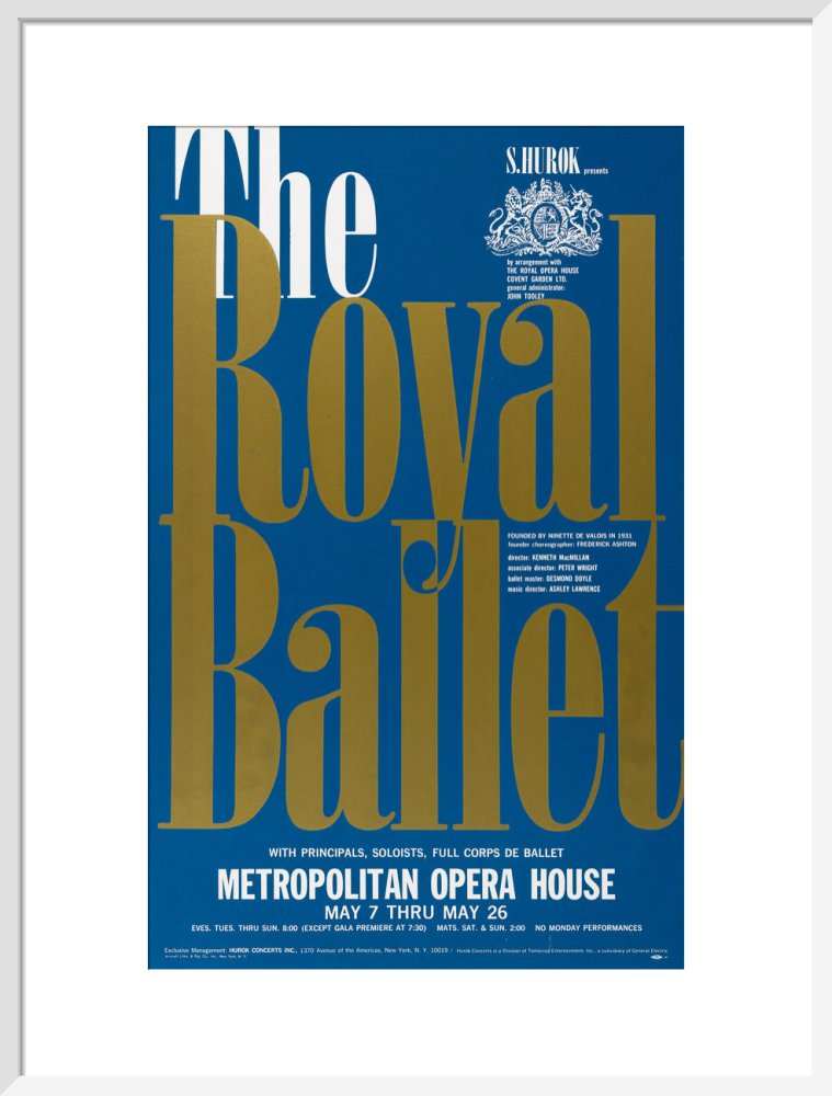 The Royal Ballet in New York Print