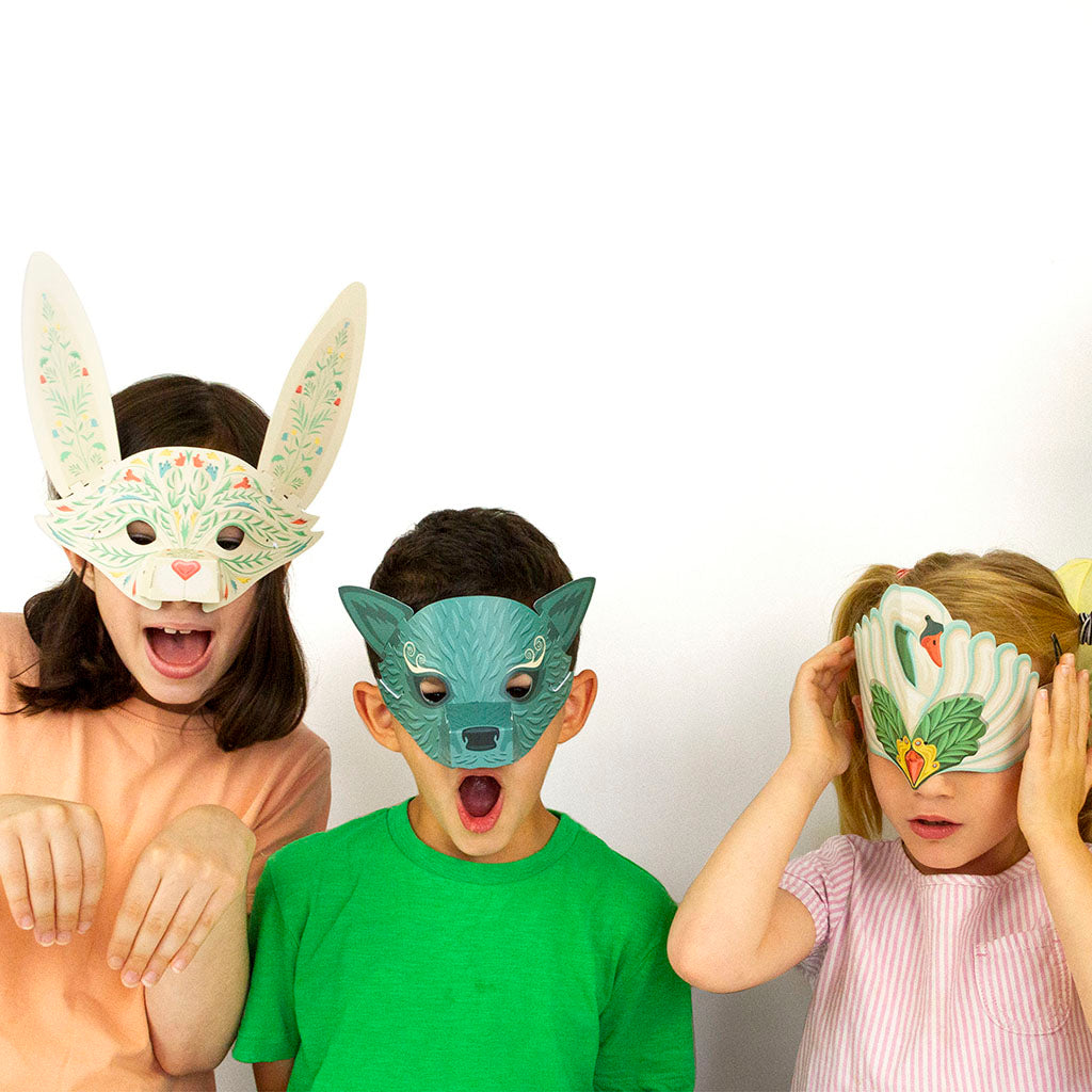 Create Your Own Costume Masks on Kids
