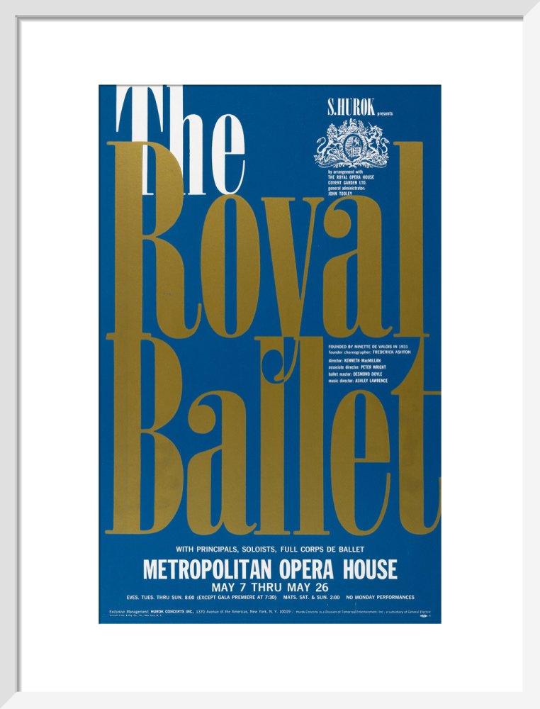 The Royal Ballet in New York Print