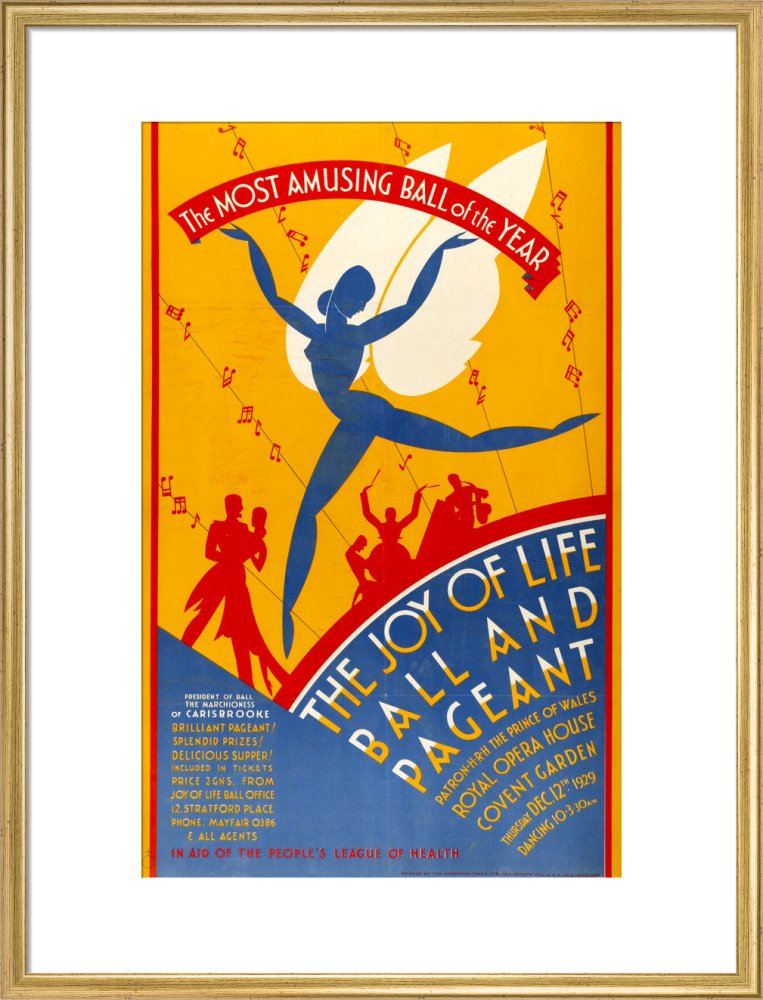 The Joy of Life Ball and Pageant Print