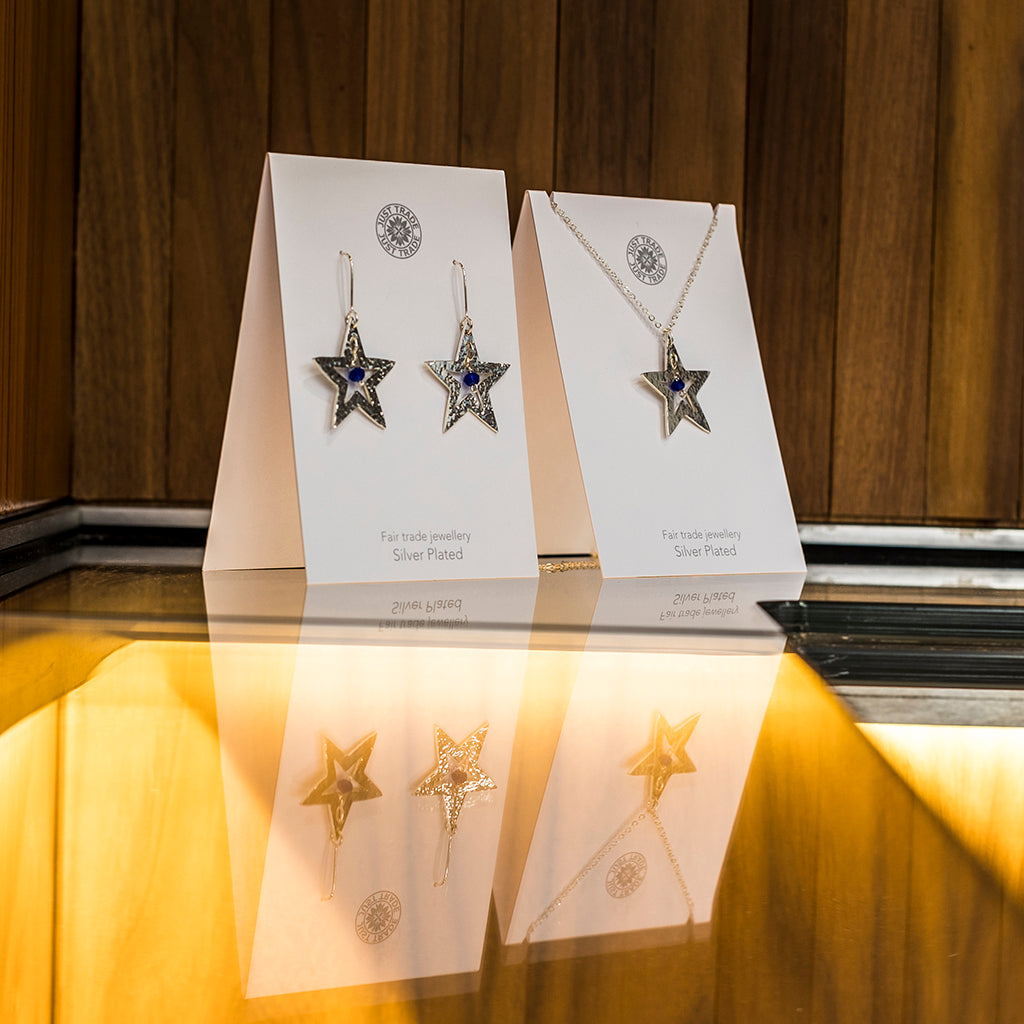 Nutcracker Star Necklace And Earrings