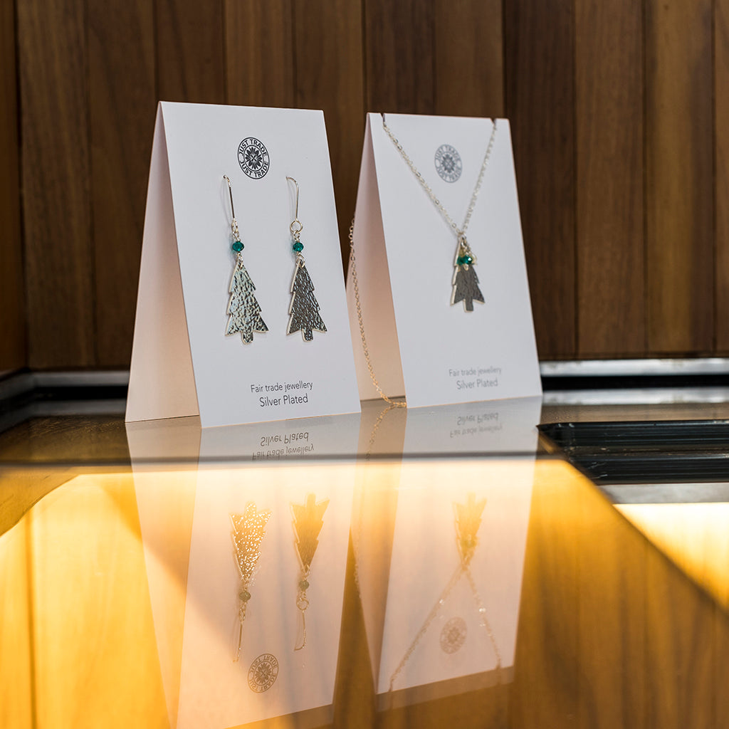 Nutcracker Christmas Tree Earrings In Shop