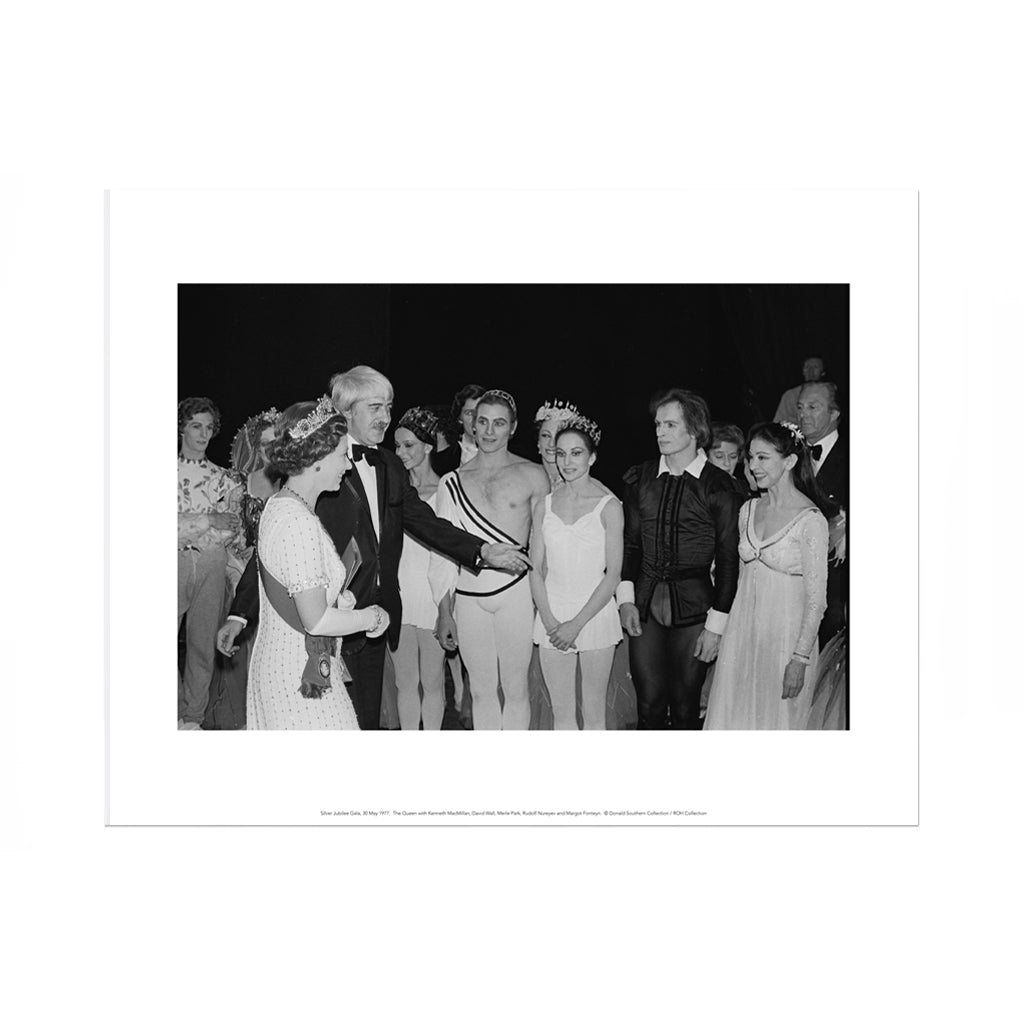 The Queen at the ROH Jubilee Print