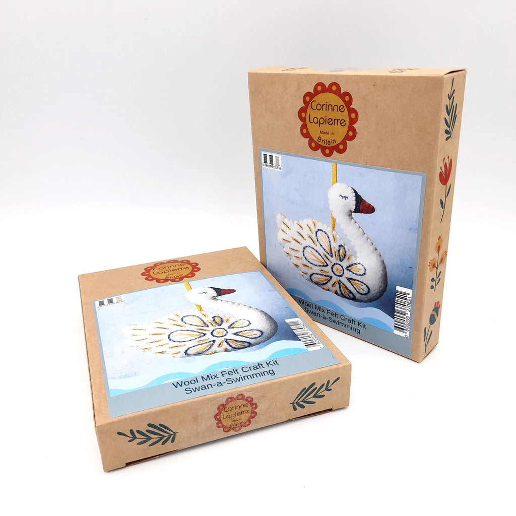 Felt Swan Kit In Packaging