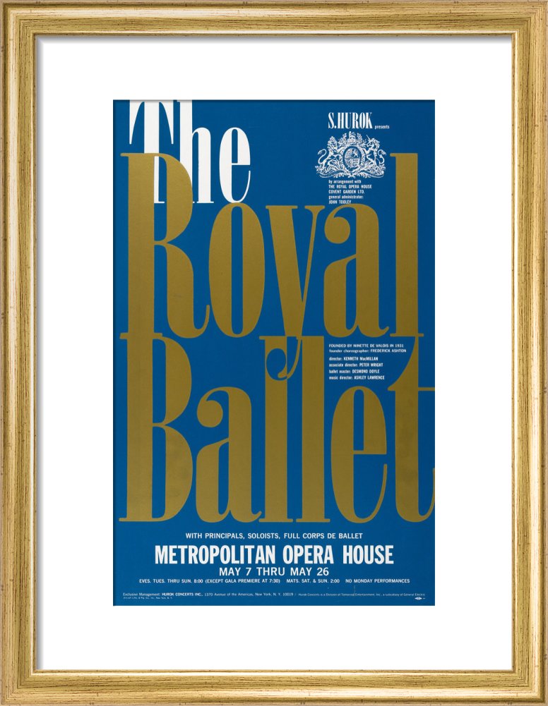 The Royal Ballet in New York Print
