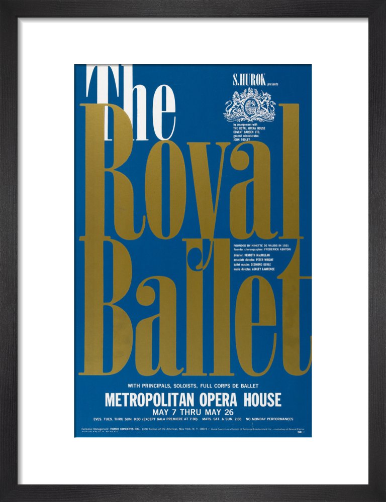 The Royal Ballet in New York Print