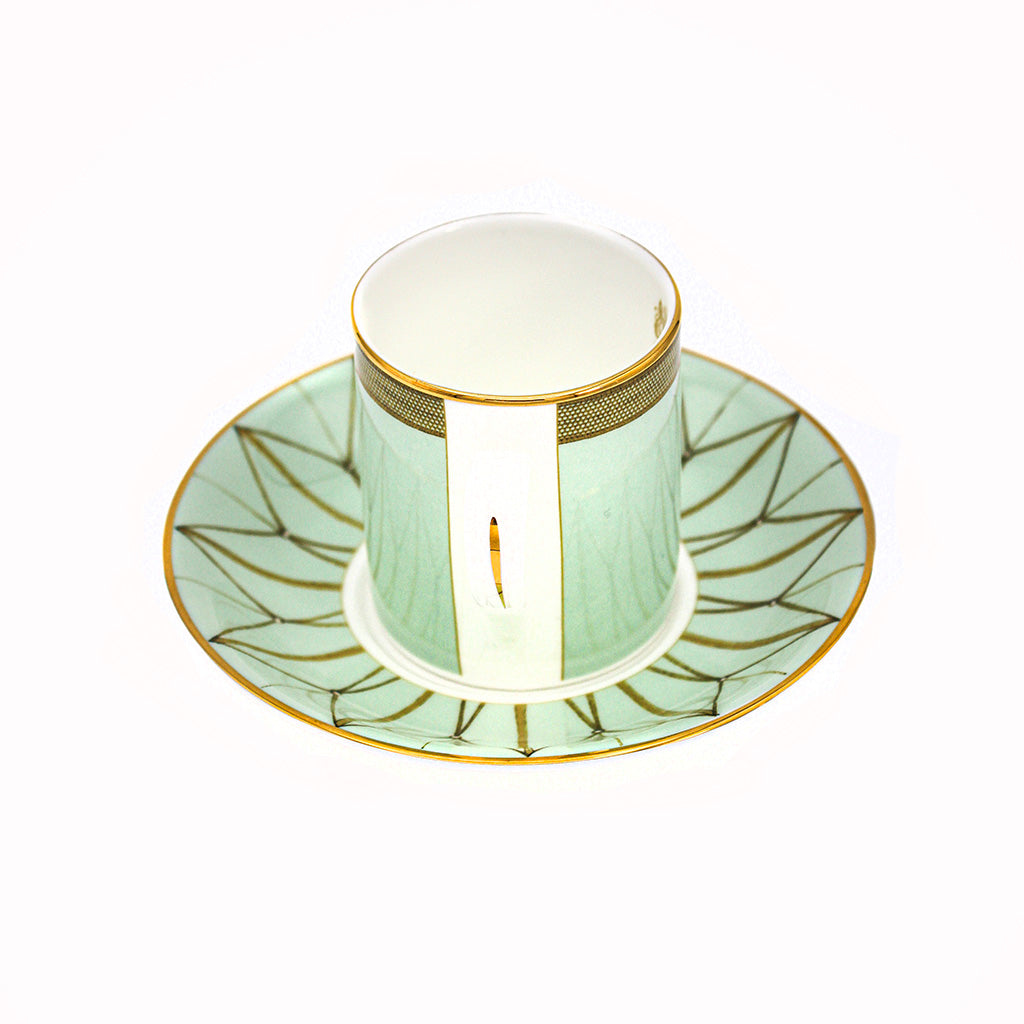 Side View of Cup and Saucer