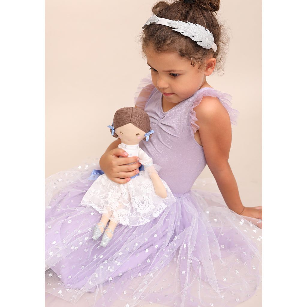 Clara Doll With A Child In A Ballet Tutu Dress