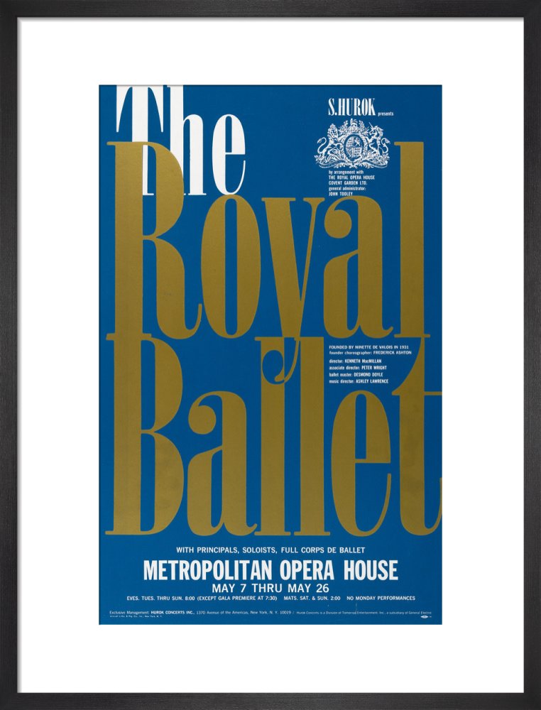 The Royal Ballet in New York Print