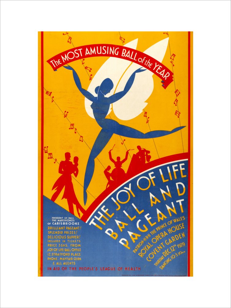 The Joy of Life Ball and Pageant Print
