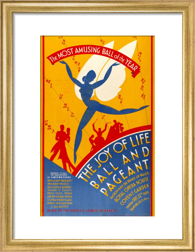 The Joy of Life Ball and Pageant Print