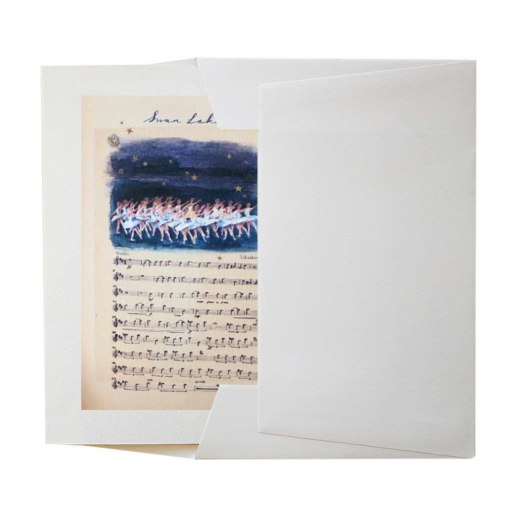 Sheet Music Greeting Card