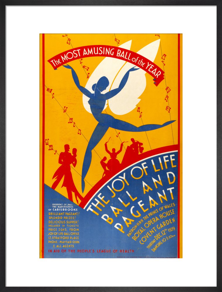 The Joy of Life Ball and Pageant Print