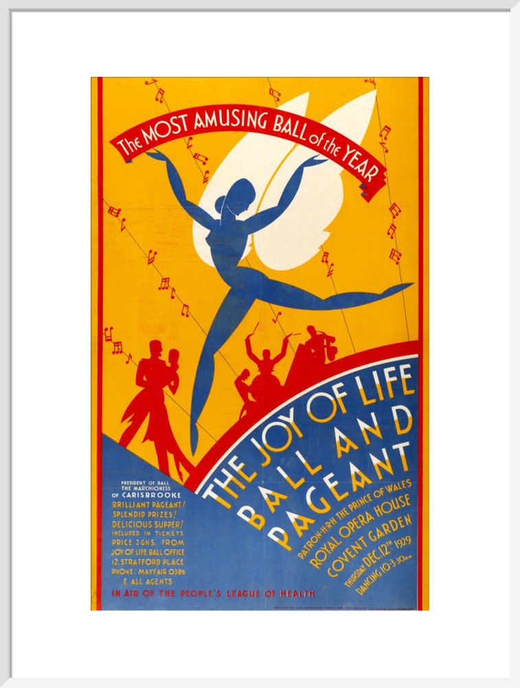 The Joy of Life Ball and Pageant Print