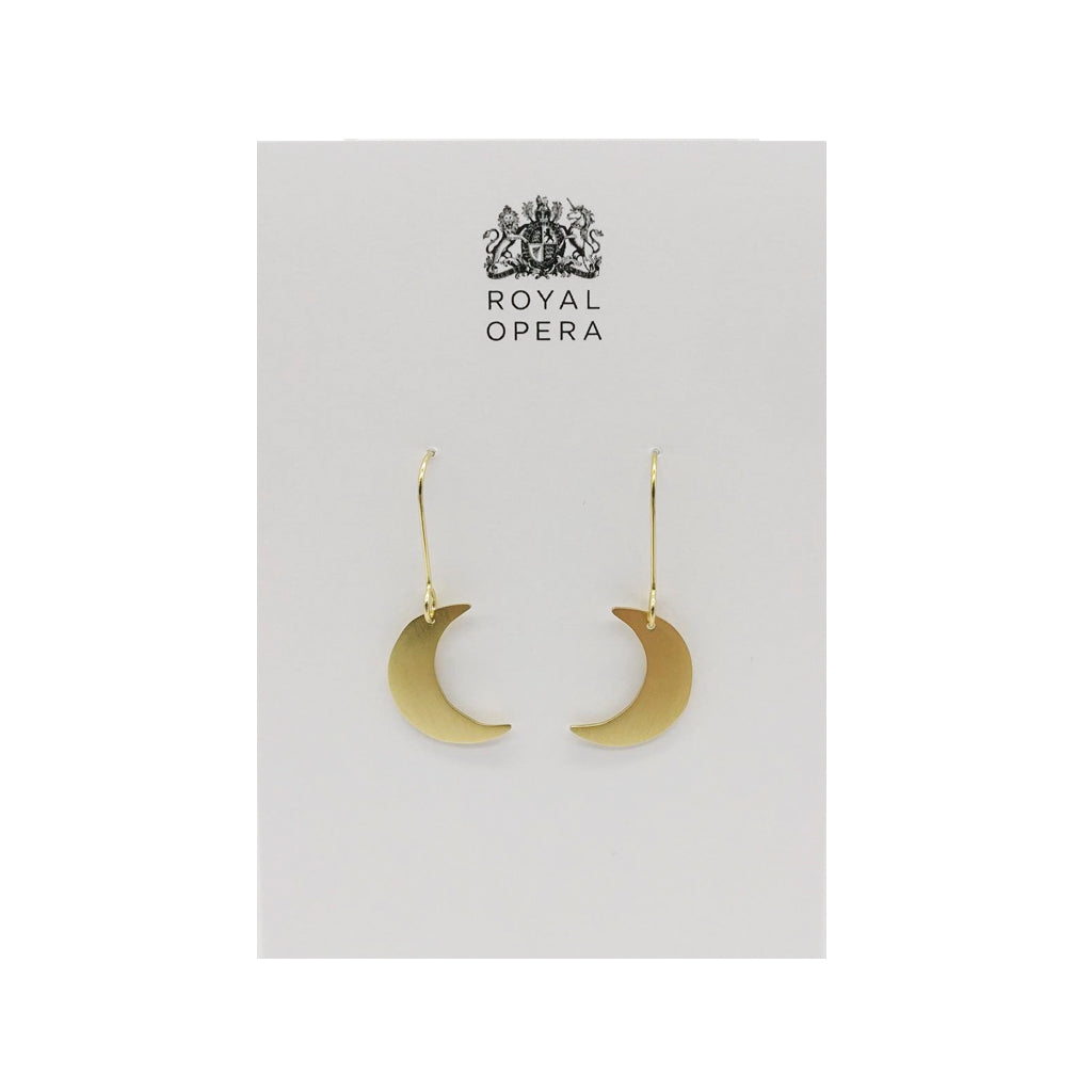 Magic Flute Half Moon Earrings