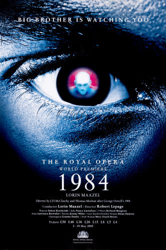 The Royal Opera Poster For Ballet 1984